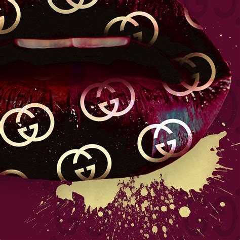 Gucci Lips Art 